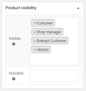 Product Visibility by User Role for WooCommerce – WP Wham